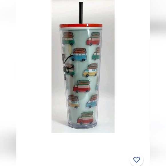 Starbucks San Diego Cold Cup + Zippered Wave Pouch + Blank Gift Card - Picture 3 of 5